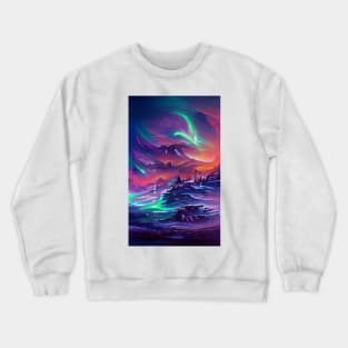 Colorful Landscape Crewneck Sweatshirt
